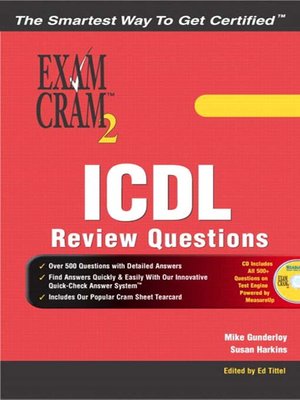 cover image of ICDL Review Exercises Exam Cram 2